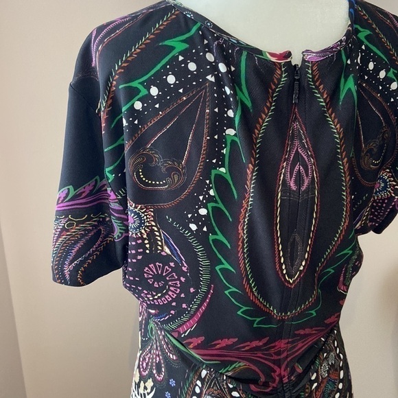 ROBERTO CAVALLI l Paisley Print Crewneck Dress - Picture 10 of 15
